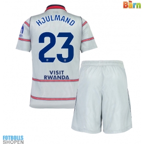 Billiga Atletico Madrid Morten Hjulmand #23 Tredjeställ Barn 2026-27 Kortärmad (+ Korta byxor)